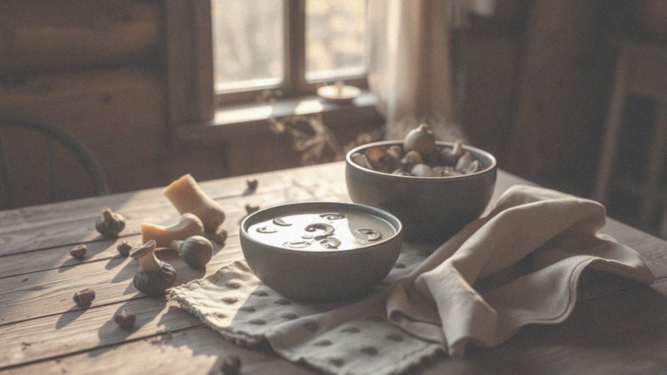 Jakie są sezonowe inspiracje do przygotowania zupy z rydzów?
